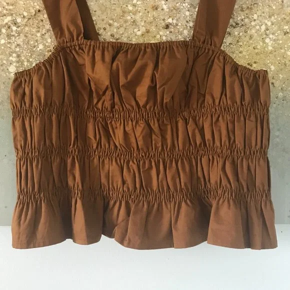 Endless Rose Smocked Ruffle Top (NWT) - Picture 5 of 10